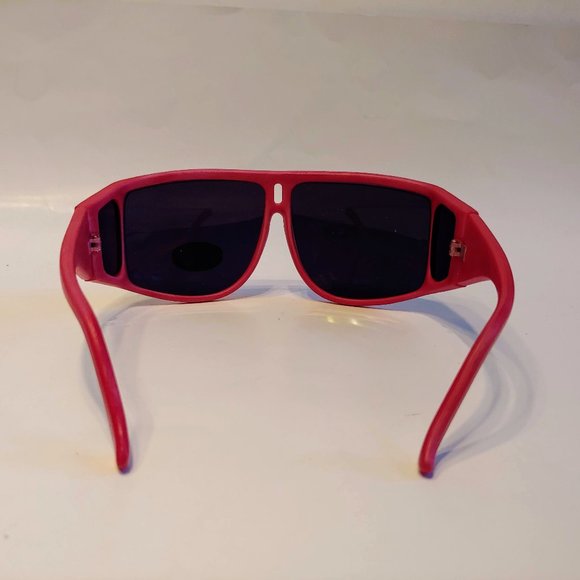 (NWT) Vintage 90's Wrap Around Sun Shield Sport Sunglass (M.Red) - Picture 3 of 4